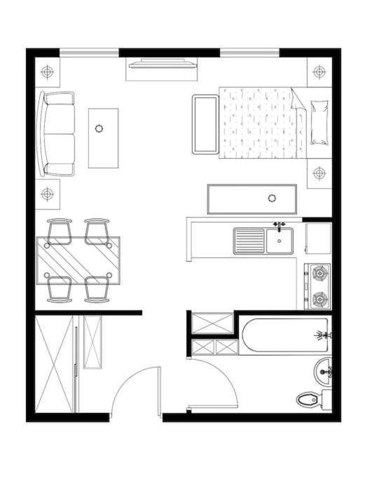 Lovely Studio Flat In Centre Apartment *