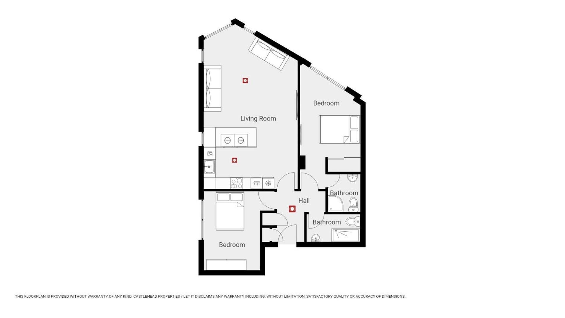 Glas-go 2 Bedroom 3 Min Walk To Secc Hydro Free Parking Onsite Glasgow