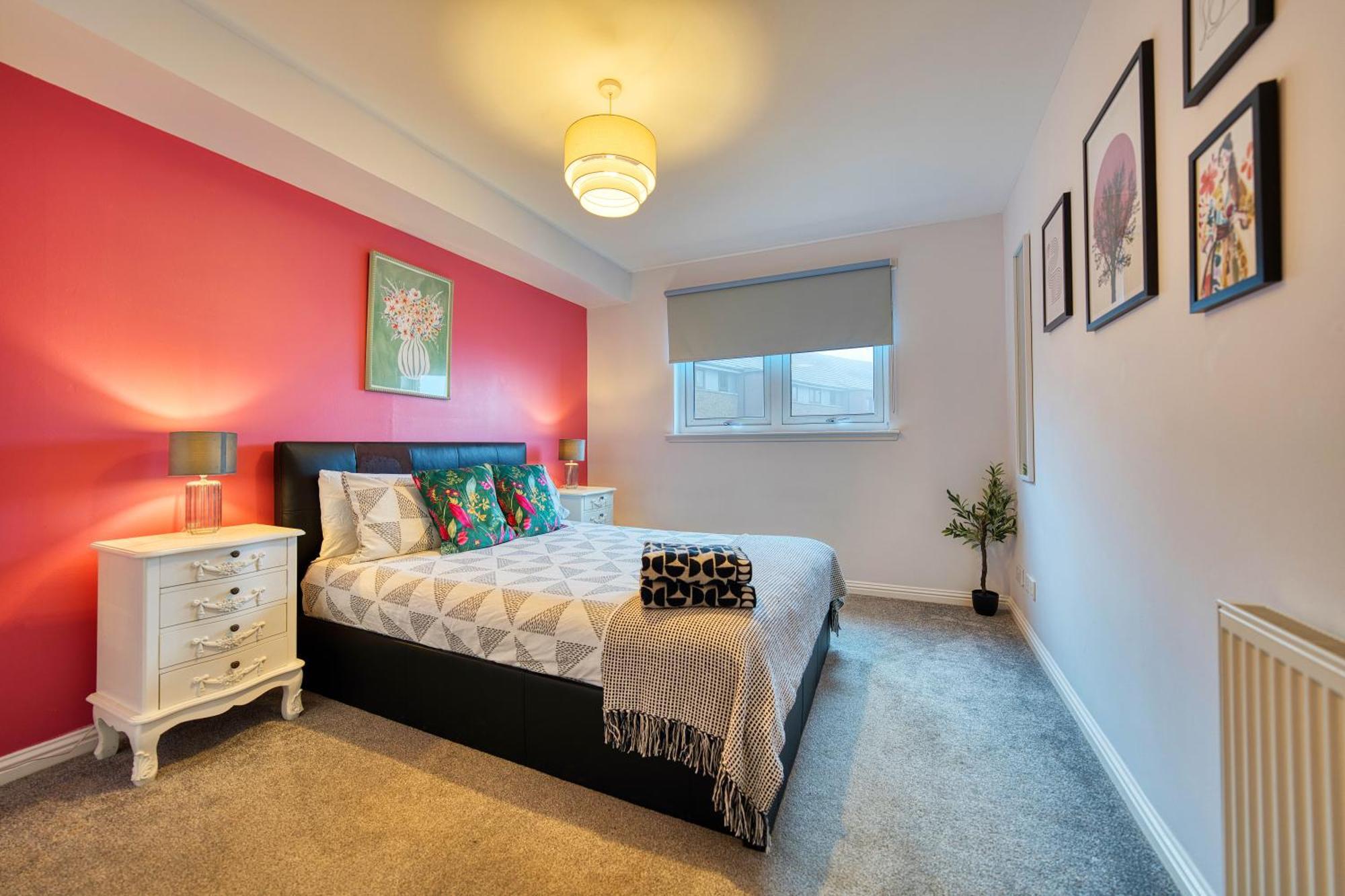 Apartment Modern 2 Bed Flat With Free Parking Glasgow