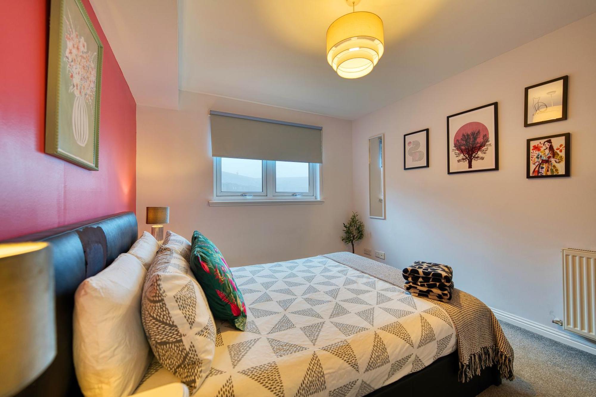 Apartment Modern 2 Bed Flat With Free Parking Glasgow