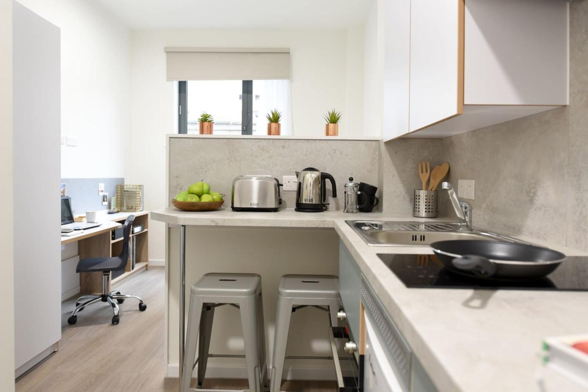Modern And Bright Ensuite At St Mungo's In Apartment Glasgow